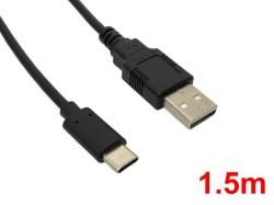 USB-A to USB-C ケーブル(1.5m)
