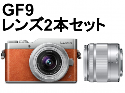 Panasonic GF9 ミラーレス一眼カメラ ルミックス+ ダブルズームレンズキット【LUMIX G 25mm F1.7 ASPH＋ LUMIX G VARIO 12-32mm F3.5-5.6】【 標準ズームレンズ/単焦点レンズ】