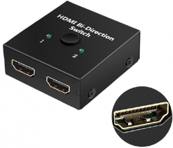 【4K安定版】1入力2出力/2入力1出力 HDMI Bi-Direction Switch HDMI 切替器