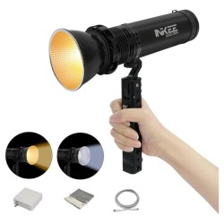 INKEE GOLD CROW GC60 60W バイカラー 充電式 LEDビデオライト 色温度 2700-6500K 【PROKIZAI.COM】