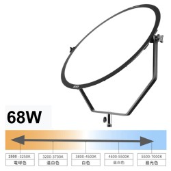 Falcon Eyes 極薄ラウンドLED-68W SO-68TD LED 色温度可変【3000K-5600K】2色 調整可能