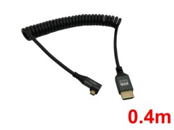 Micro-HDMI to HDMI ケーブル(0.4m)
