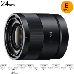 SONY 24mm F1.8 ZA 【ZEISSレンズ APS-C専用 Eマウント】SEL24F18Z