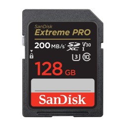 SanDisk 128GB UHS-I Class10 U3 Extreme PRO 200MB/s SDXCカード