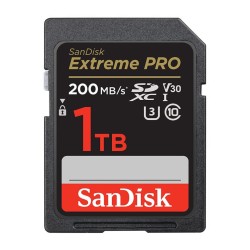 SanDisk 1TB UHS-I U3 Class10  Extreme PRO 200MB/s  V30 SDXCカード