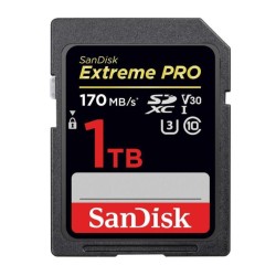 SanDisk  1TB UHS-I U3 Class10  Extreme PRO 170MB/s  V30 SDXCカード