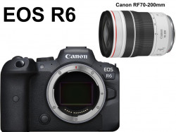 Canon EOS R6 ミラーレス+Canon RF70-200mm F4 L IS USM（キヤノンRFマウント) セット