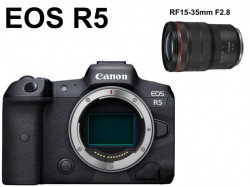 Canon EOS R5 ミラーレス一眼カメラ+RF15-35mm F2.8 L IS USM キヤノンRFマウントセット