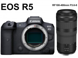 Canon EOS R5 ミラーレス一眼カメラ+RF100-400mm F5.6-8 IS USM キヤノンRFマウントセット
