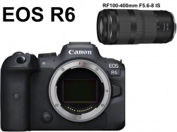 Canon EOS R6 ミラーレス+Canon RF100-400mm F5.6-8 IS USM  (キヤノンRFマウント) セット