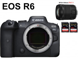 Canon EOS R6 ミラーレス一眼カメラ+RF24-105mm F4-7.1 IS STM +SDXCメモリーカード セット