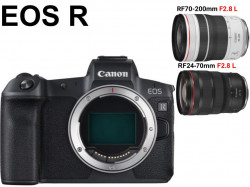 Canon EOS Rミラーレス一眼カメラ+RF24-70mm F2.8 L+RF70-200mm F2.8 L IS USMキヤノンRFマウントセット