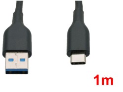 USB-A - USB-Cケーブル1m