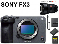 SONY FX3 / FE 12-24mm F2.8 GM / CFexpress TOUGH 160GB / NP-FZ100 / バッテリーチャージャーBC-QZ1 セット