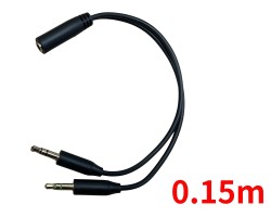 Y型スプリッタケーブル0.15m