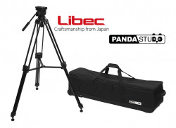Libec  650EX リーベック ビデオ三脚 + パンダスタジオ・オリジナル三脚バッグ