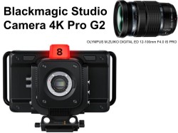 Blackmagic Studio Camera 4K Pro G2 / OLYMPUS M.ZUIKO DIGITAL ED 12-100mm F4.0 IS PRO マイクロフォーサーズ セット