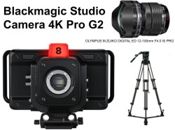 Blackmagic Studio Camera 4K Pro G2 / OLYMPUS M.ZUIKO DIGITAL ED 7-14mm F2.8 PRO / リーベック RS-250D グランドスプレッダーセット