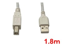 タイプ A-B USB ケーブル(1.8m)