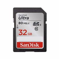Sandisk 32GB UHS-I Class10 Ultra 80MB/s SDXCカード
