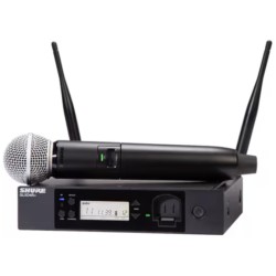 SHURE デジタルワイヤレスマイクシステム GLXD24RJ/SM58-Z2【GLXD4R デジタルワイヤレス受信機 ・GLX-D2+/SM58 ハンドヘルド型送信機】