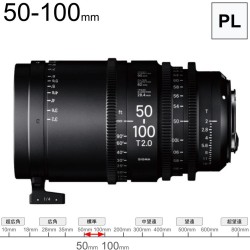 SIGMA High Speed Zoom 50-100mm T2 シネマレンズ PL マウント