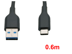 USB-C to USB-A 0.6m ケーブル