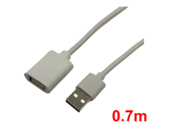 USB A オース to USB A メース(0.7m)