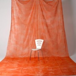 透過型ペーパームラバック 07 オレンジ(3×6m)【PROKIZAI.COM】