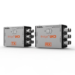 ADTECHNO UHD_QOTR 4K UHD対応3G-SDI6系統伝送光延長器 送受信機セット