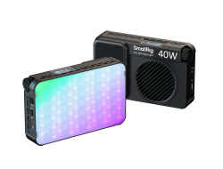 Smallrig RGBWW ビデオライト: CRI 96、4670 Lux@0.5m  色温度 2500K-10000K マグネット式ディフューザー 5359