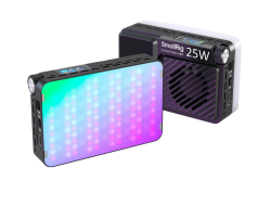 Smallrig RGBWW ビデオライト: CRI 96、3070 Lux@0.5m  色温度 2500K-10000K 　マグネット式ディフューザー 5357