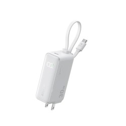 Anker Power Bank (30W, Fusion, Built-In USB-C ケーブル)