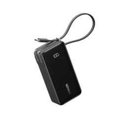 Anker Power Bank (10000mAh, Fusion, Built-In USB-C ケーブル) ブラック