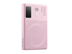GODOX MA5R RGBライト マグネット 色温度：1800-10000K 4900mAh USB-C充電式 ピンク