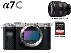 SONY α7C ILCE-7CL SC フルサイズミラーレス一眼カメラ / FE 50mm F1.2 GM / SDXCカードセット