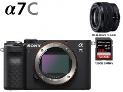 SONY α7C ILCE-7CL BC フルサイズミラーレス一眼カメラ/ FE 28-60mm F4-5.6 Eマウント / SDXC カードセット