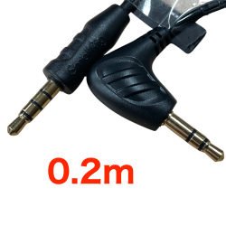 3.5mm4極スプリングケーブル(0.2m)