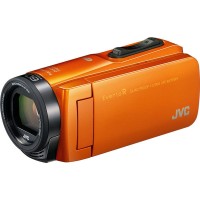 JVC EverioR GZ-RX670-D【水洗いできるカメラ】（防水／ teamnote teamsportsシリーズ対応機種）サンライズオレンジ