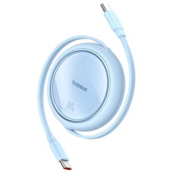 Baseus Free2Draw 巻き取り式 USB-C ケーブル ギャラクシーブルー PD100W 1m P10364500311-00