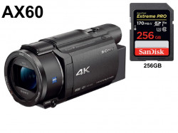 SONY FDR-AX60 デジタル４K / 256GB SDXCカード セット