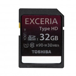 TOSHIBA EXCERIA 32GB UHS-I Class-10 SDXCカード