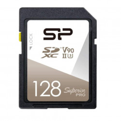 シリコンパワー  128GB  UHS-II U3 V90 R290MB/s SDXCカード