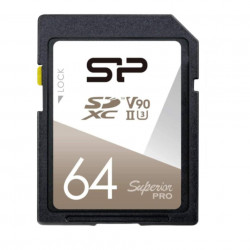 シリコンパワー  64GB  UHS-II U3 V90 R290MB/s SDXCカード