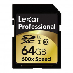 Lexar Professional 64GB UHS-I Class10 90MB/s 600xSpeed SDXCカード