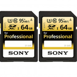 SONY SD Card for Professional 64GB 2枚組 UHS-I Claa10