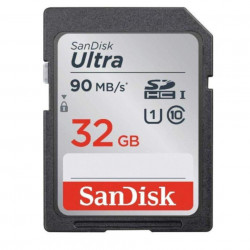 【ハンディーHDビデオカメラ用メモリー 1台に1枚無料レンタル 全額ポイントバック】Sandisk 32GB UHS-I Class10 Ultra 90MB/s SDHCカード