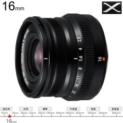 FUJIFILM XF 16mm F2.8 R WR Xマウント ブラック