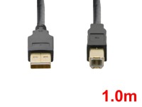 USBタイプAからタイプBへのケーブル(1.0m)
