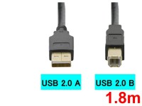 USB ケーブルA-B(1.8m)